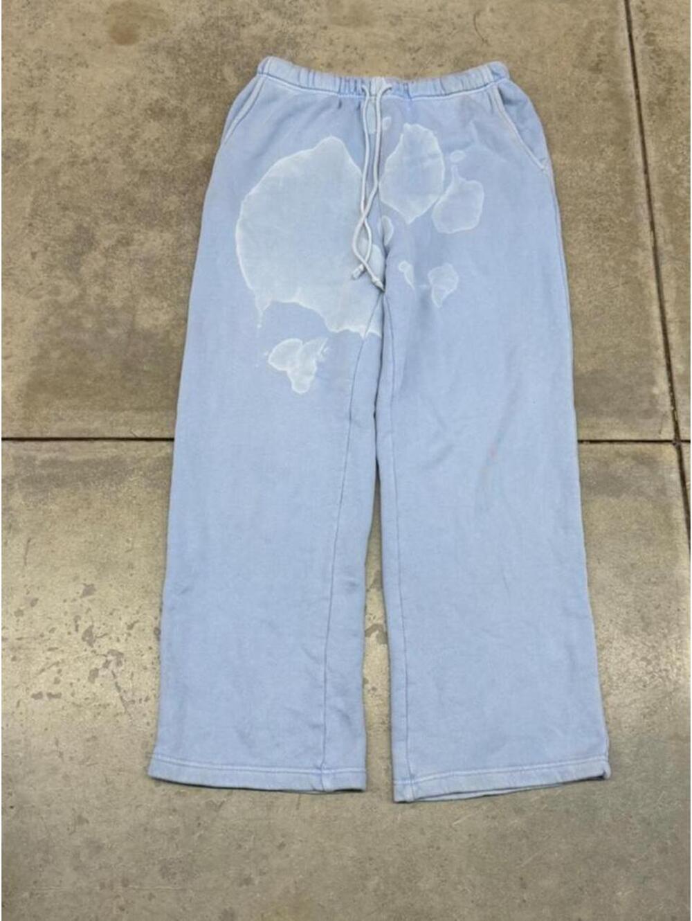elwood baby blue relaxed baggy fit sweatpants size large